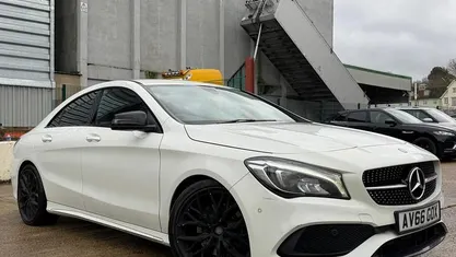 Used Mercedes CLA220 AMG line 177 HP (130 kW) 2016 White Sedan