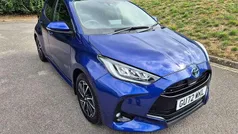 Blue Used 2022 Toyota Yaris Hybrid Design Hatchback | £16,595 (Fair price)