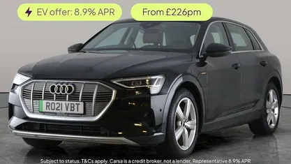 Black Used 2021 Audi e-tron Comfort SUV | £14,626 (Fair price)