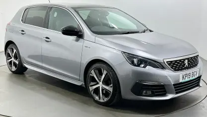 Used Peugeot 308 GT-line 131 HP (96 kW) 2019 Grey Hatchback