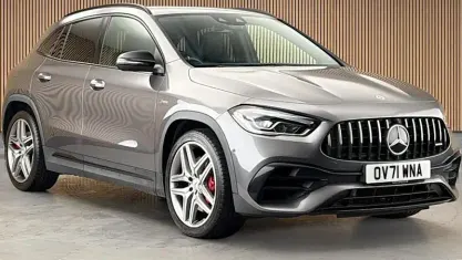 Used Mercedes GLA45 AMG AMG 421 HP (309 kW) 2021 Mountain grey SUV