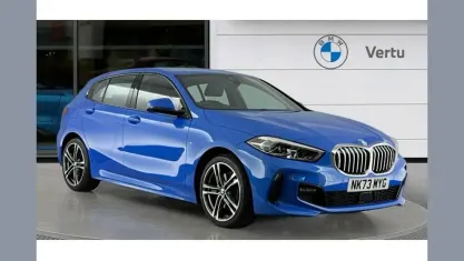 Used BMW 118 M Sport 136 HP (100 kW) 2023 Blue Hatchback