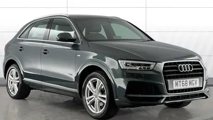 Used Audi Q3 S-Line 150 HP (110 kW) 2018 Green SUV