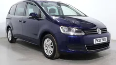 Blue Used 2021 VW Sharan SE MPV | £21,400 (Fair price)