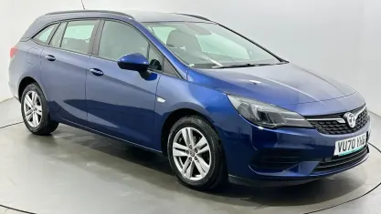 Used Vauxhall Astra Business Edition 131 HP (96 kW) 2021 Blue Estate