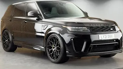 Gebraucht Land Rover Range Rover Sport SVR 575 PS (422 kW) 2021 Schwarz SUV