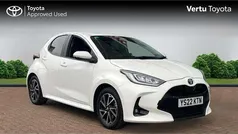 White Used 2022 Toyota Yaris Hybrid Design Hatchback | £16,296 (Fair price)
