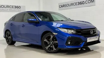 Used Honda Civic SR 129 HP (94 kW) 2017 Blue Hatchback