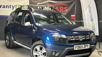 Used Dacia Duster Lauréate 109 HP (80 kW) 2015 Blue SUV