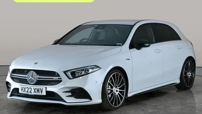 Used Mercedes A35 AMG Executive 306 HP (225 kW) 2022 White Hatchback