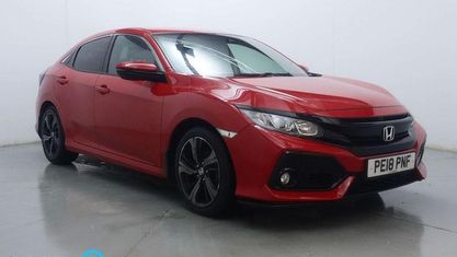 Używany Honda Civic SR 129 KM (94 kW) 2018 Czerwony Hatchback