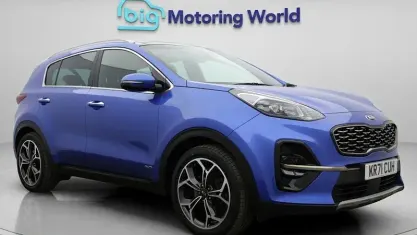 Used Kia Sportage GT-Line S 136 HP (100 kW) 2021 Blue SUV