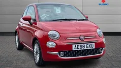 Red Used 2018 Fiat 500 Lounge Hatchback | £6,657 (Fair price)