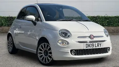 Used Fiat 500 Anniversary 69 HP (50 kW) 2019 White Hatchback