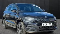 Black Used 2021 Skoda Karoq SportLine SUV | £21,495 (Fair price)