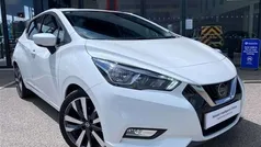White Used 2017 Nissan Micra Tekna Hatchback | £7,990 (Fair price)