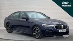 Blue Used 2021 BMW 530 M Sport Sedan | £27,333 (Fair price)