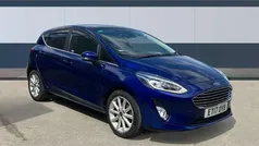 Blue Used 2017 Ford Fiesta Titanium Hatchback | £9,393 (Fair price)
