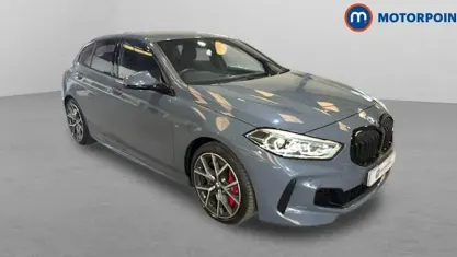 Begagnad BMW 128 Comfort Edition 265 HK (194 kW) 2021 Grå Halvkombi