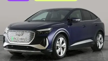 Used Audi Q4 Sportback e-tron S-Line 150 kW (204 HP) 2023 Blue SUV