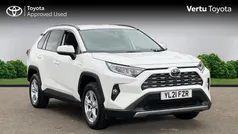 White Used 2021 Toyota RAV4 Hybrid SUV | £23,892 (Super price)