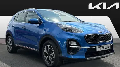 Used Kia Sportage 136 HP (100 kW) 2019 Blue SUV