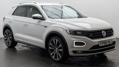 White Used 2018 VW T-Roc R-line SUV | £14,550 (Good price)