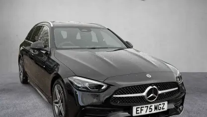 Used Mercedes C200 AMG line 204 HP (150 kW) 2025 Black Estate