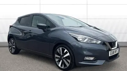 Used Nissan Micra Tekna 90 HP (66 kW) 2018 Grey Hatchback