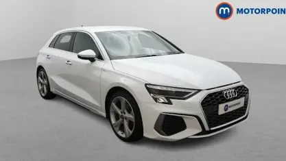 Used Audi A3 Sportback S-Line 150 HP (110 kW) 2023 White Hatchback