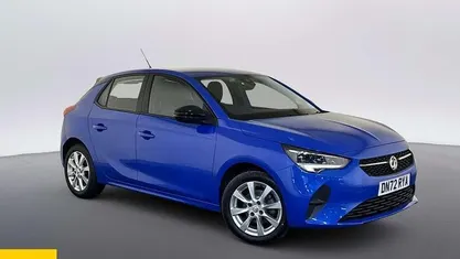 Used Vauxhall Corsa Design Edition 75 HP (55 kW) 2022 Blue Hatchback