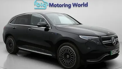 Used Mercedes EQC400 AMG line 300 kW (408 HP) 2022 Black SUV