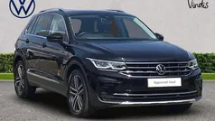 Black Used 2021 VW Tiguan Elegance SUV | £23,280 (Fair price)