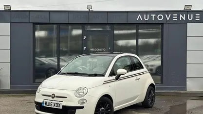 Used Fiat 500 Lounge 69 HP (50 kW) 2015 White Hatchback