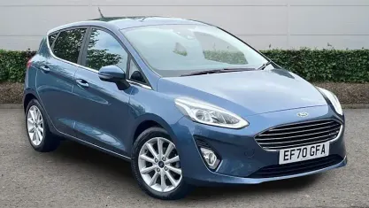 Used Ford Fiesta Titanium 95 HP (69 kW) 2021 Blue Hatchback