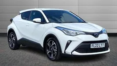 Pure white Used 2022 Toyota C-HR Design SUV | £20,595 (Fair price)