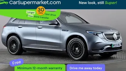 Begagnad Mercedes EQC400 AMG Line Premium Plus 300 kW (408 HK) 2023 Grå SUV