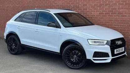 Used Audi Q3 Black Edition 184 HP (135 kW) 2018 White SUV