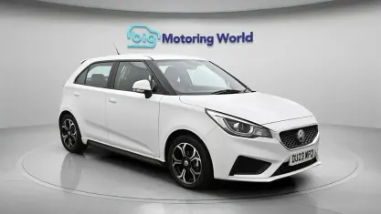 Used MG MG3 Excite 106 HP (77 kW) 2023 White Hatchback