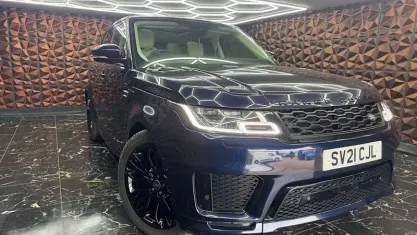 Gebraucht Land Rover Range Rover Sport HSE Dynamic 300 PS (220 kW) 2021 Blau SUV