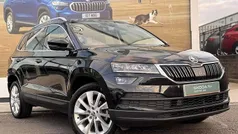 Black magic pearl effect Used 2022 Skoda Karoq SE L SUV | £17,750 (Fair price)