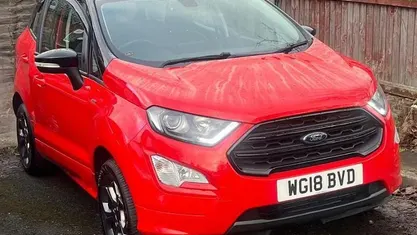 Red Used 2018 Ford Ecosport ST-Line SUV | £11,899 (Fair price)