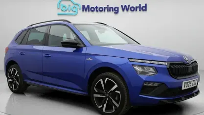 Used Skoda Kamiq Monte Carlo 116 HP (85 kW) 2025 Blue SUV