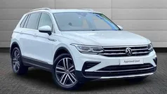 Pure white Used 2023 VW Tiguan Elegance SUV | £27,795 (Fair price)
