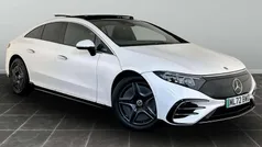 White Used 2022 Mercedes EQS450+ AMG line Sedan | £42,695 (Super price)
