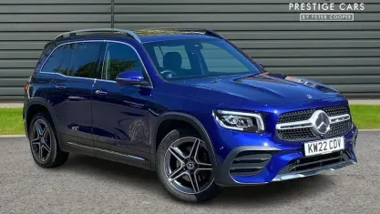 Used Mercedes GLB200 AMG Line Premium 163 HP (119 kW) 2022 Blue SUV