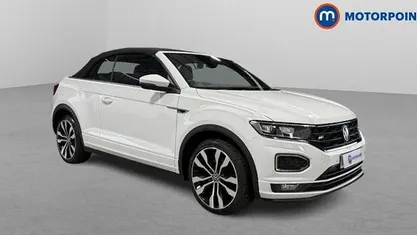 White Used 2021 VW T-Roc Cabriolet R-line Cabriolet | £18,849 (Fair price)