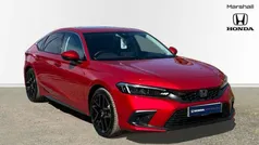 Crystal red Used 2024 Honda Civic Advance Hatchback | £30,179 (Fair price)