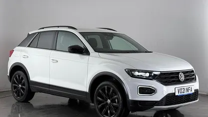 Used VW T-Roc Black Edition 150 HP (110 kW) 2021 White SUV