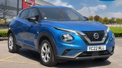 Used Nissan Juke N-Connecta 114 HP (83 kW) 2022 Blue SUV